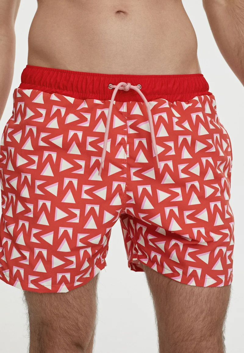 Lola Casademunt Men's multi logo swimsuit